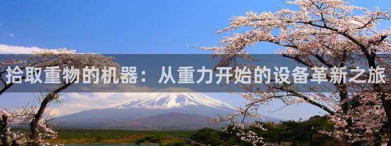 顺盈娱乐平台下载：拾取重物的机器：从重力开始的设备革新之旅