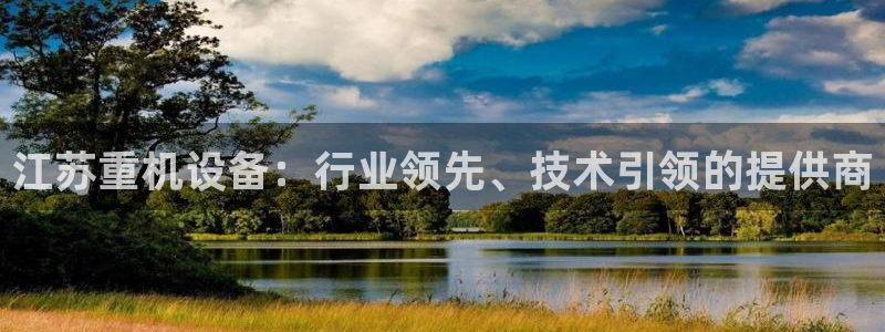 顺盈娱乐注册：江苏重机设备：行业领先、技术引领的提供商