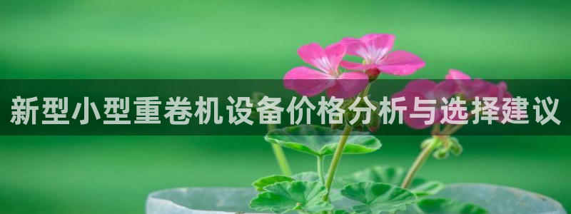 顺盈娱乐注册细7o777：新型小型重卷机设备价格分析与选择建