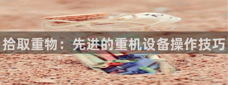顺盈娱乐平台：拾取重物：先进的重机设备操作技巧